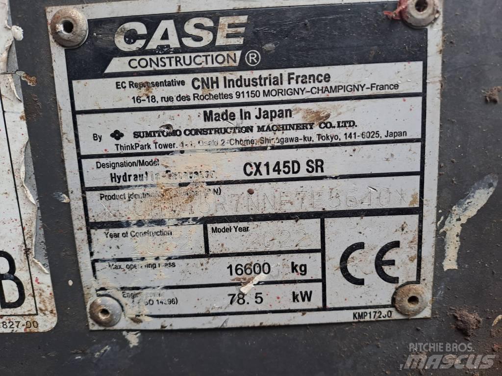 CASE CX145D SR Beltegraver