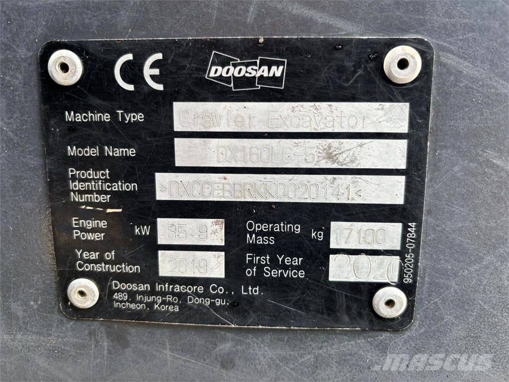 Doosan DX160HLC-5 Beltegraver