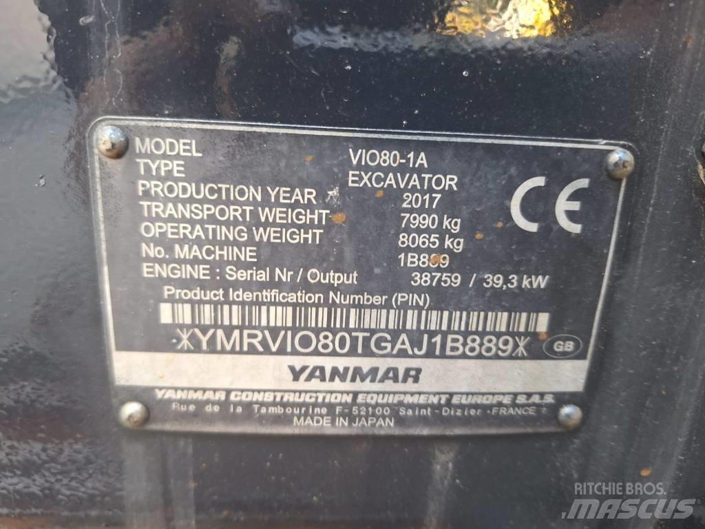 Yanmar Vio 80-1A Midigravere 7 - 12t
