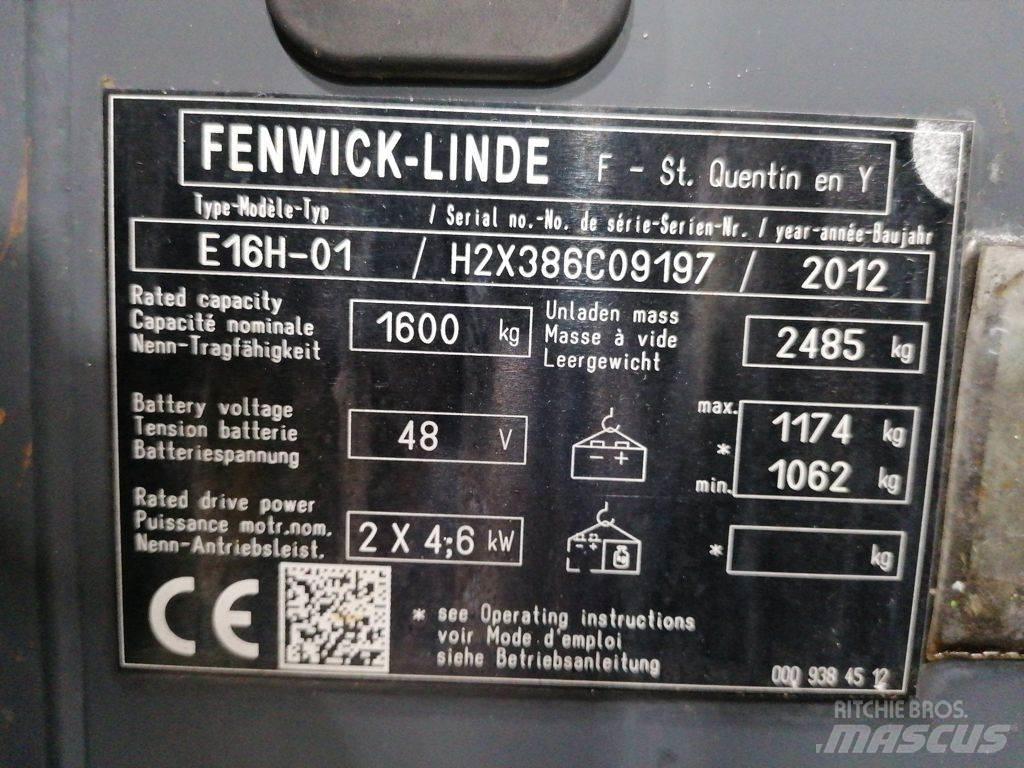Linde E16H-01 Elektriske trucker