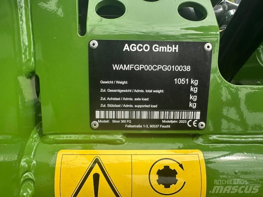 Fendt Slicer 360 FQ Slåmaskiner