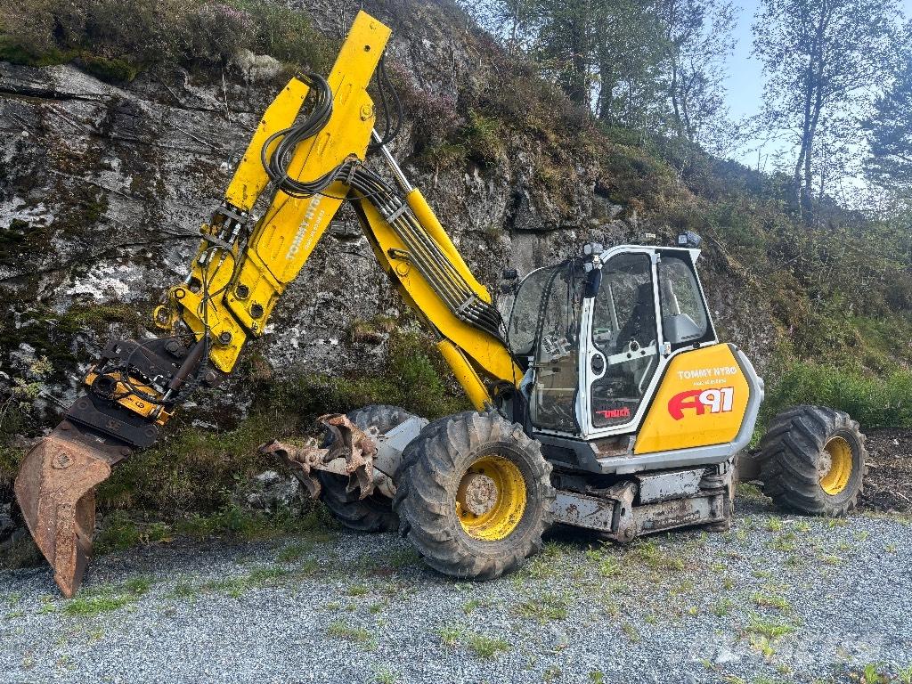 Menzi Muck A91 Spesialtilpassede gravemaskiner