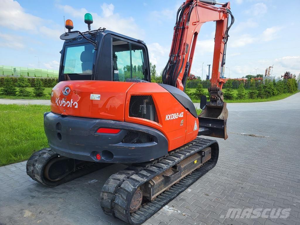 Kubota KX080-40 Minigravere <7t