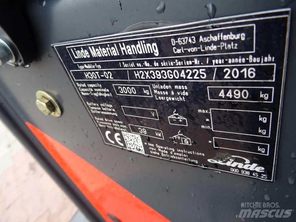 Linde H30T-02 Propan trucker