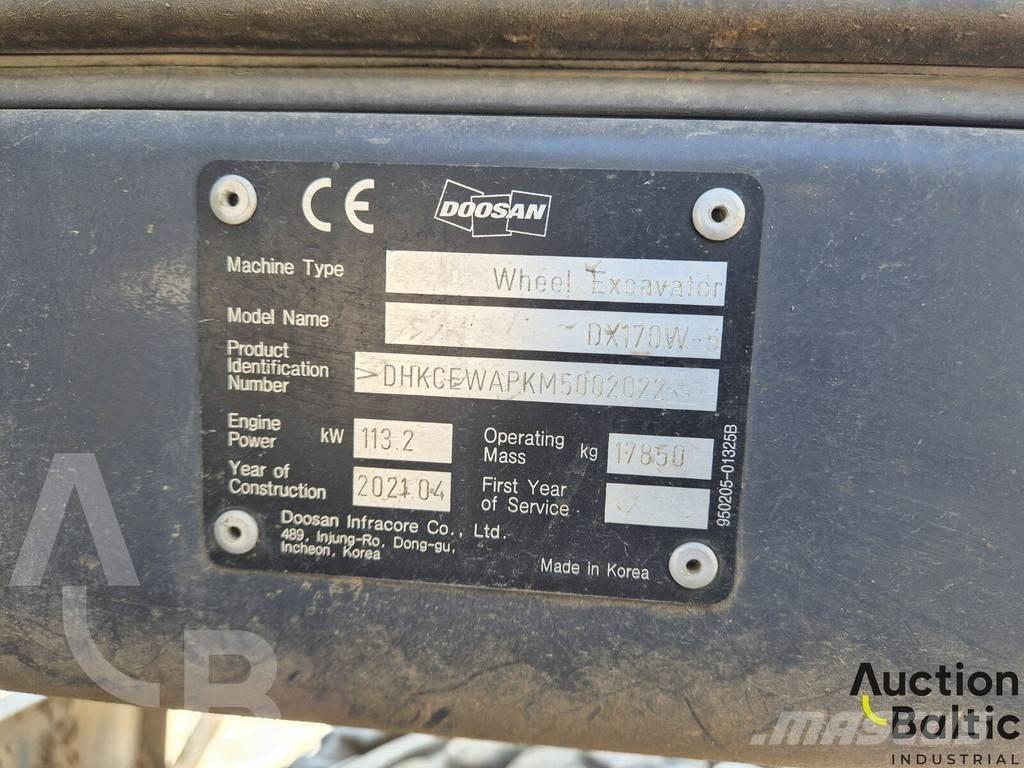Doosan DX 170 W-5 Hjulgravere