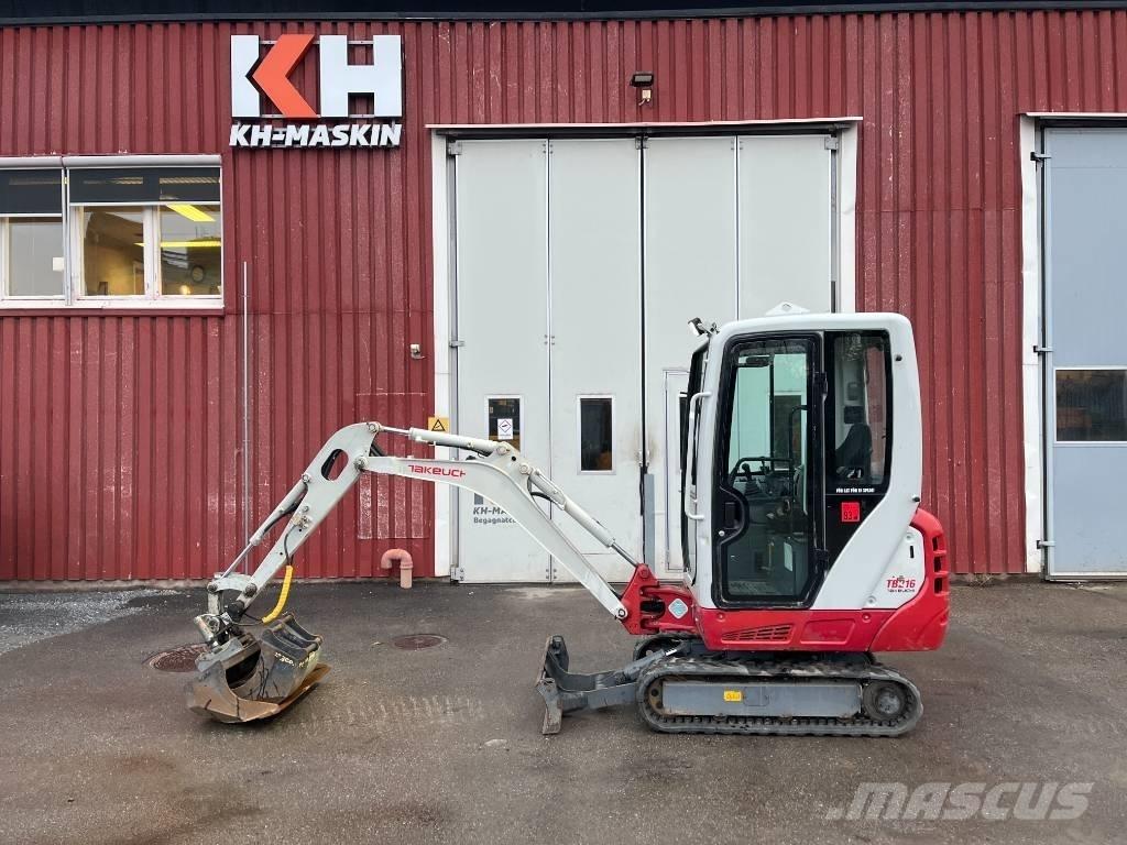 Takeuchi TB 216 Minigravere <7t