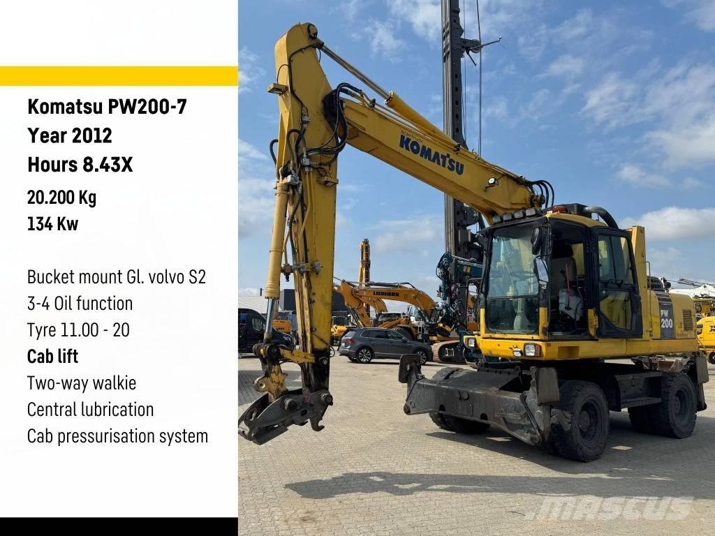 Komatsu PW 200-7 Hjulgravere