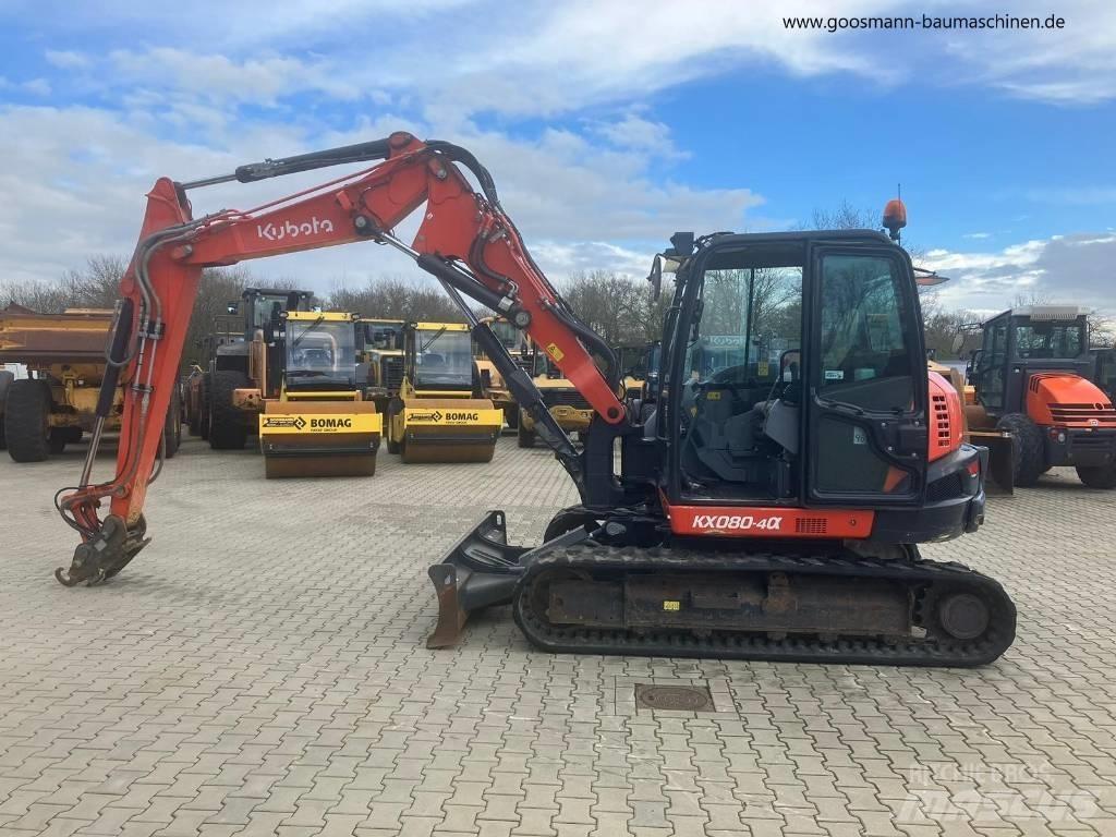 Kubota KX080-4a Midigravere 7 - 12t
