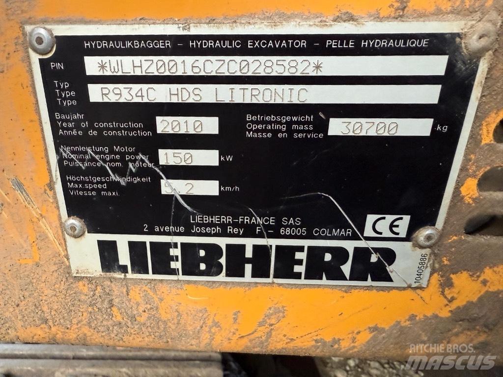 Liebherr R 934 C Beltegraver