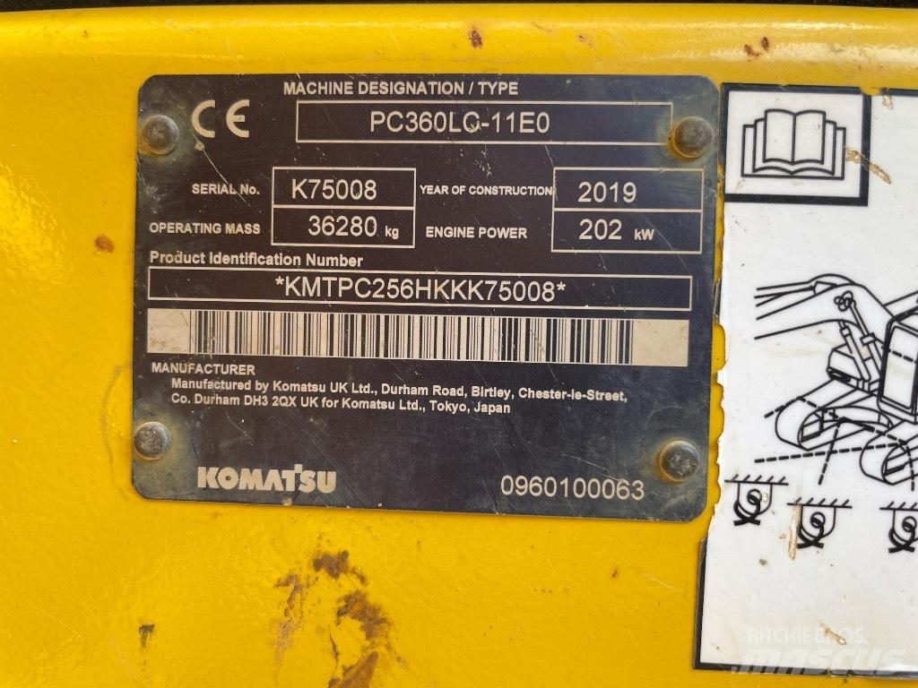 Komatsu PC 360 LC-11 Beltegraver