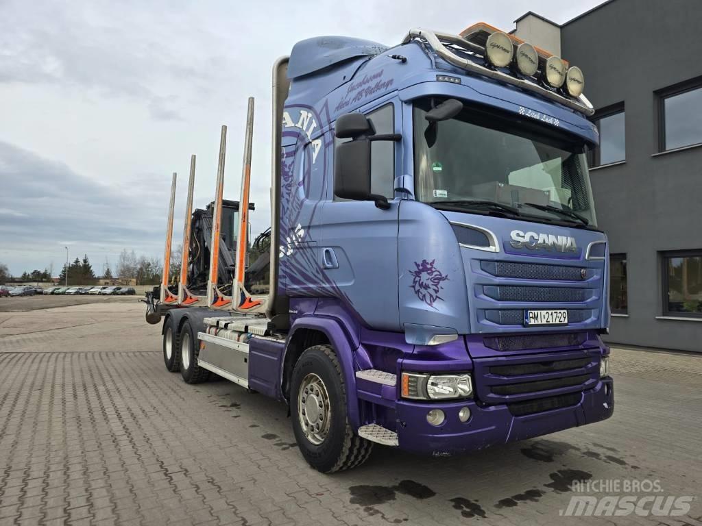 Scania R 580 Tømmerbiler