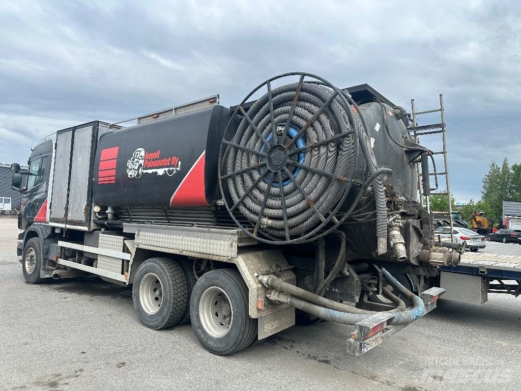 Scania R470 6x2 Slamsugere