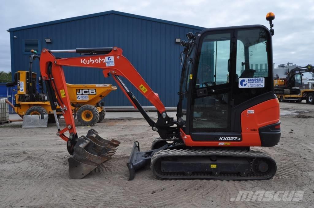 Kubota KX 027-4 Minigravere <7t