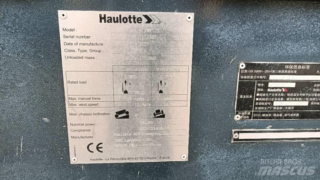 Haulotte HT28RTJO Teleskop bomlifter