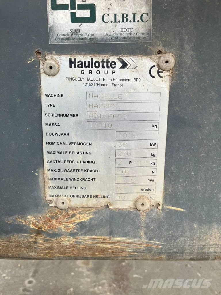 Haulotte HA 20 PX Leddede bomlifter