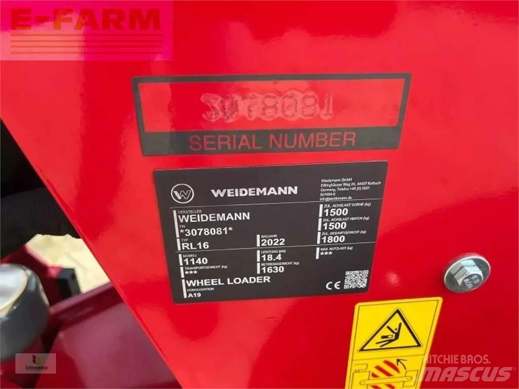 Weidemann 1140 Hjullastere