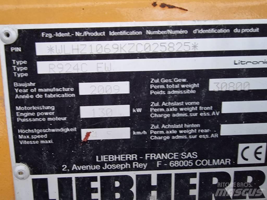 Liebherr R 924 C EW Gravemaskiner for avfallshåndtering