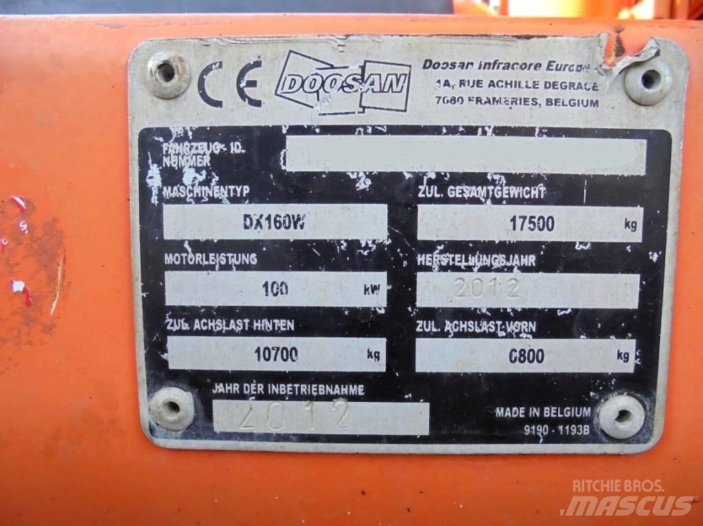 Doosan DX 160 W Hjulgravere
