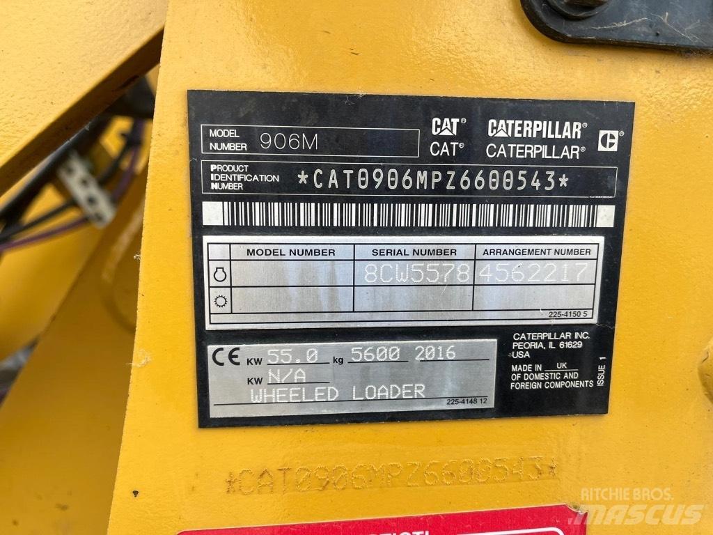 CAT 906M Hjullastere