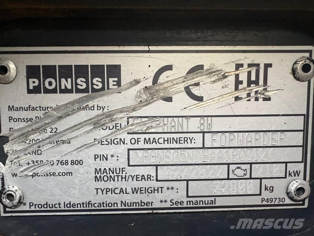 Ponsse Elephant Lassbærere