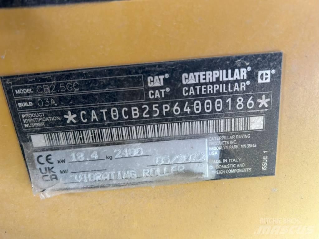 CAT CB 2.5GC Tandem Valser