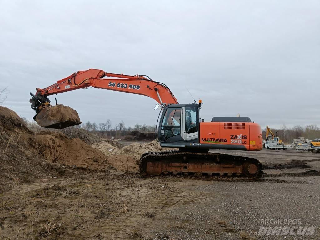 Hitachi ZX 280 LC-3 Beltegraver