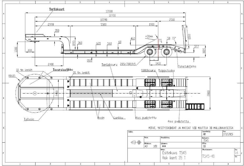 Siimet T545-37 Brønnhenger semi