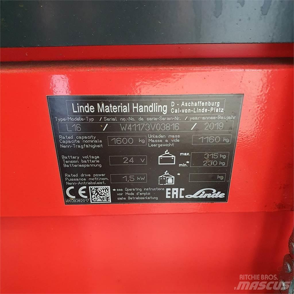 Linde L16i Ledestablere