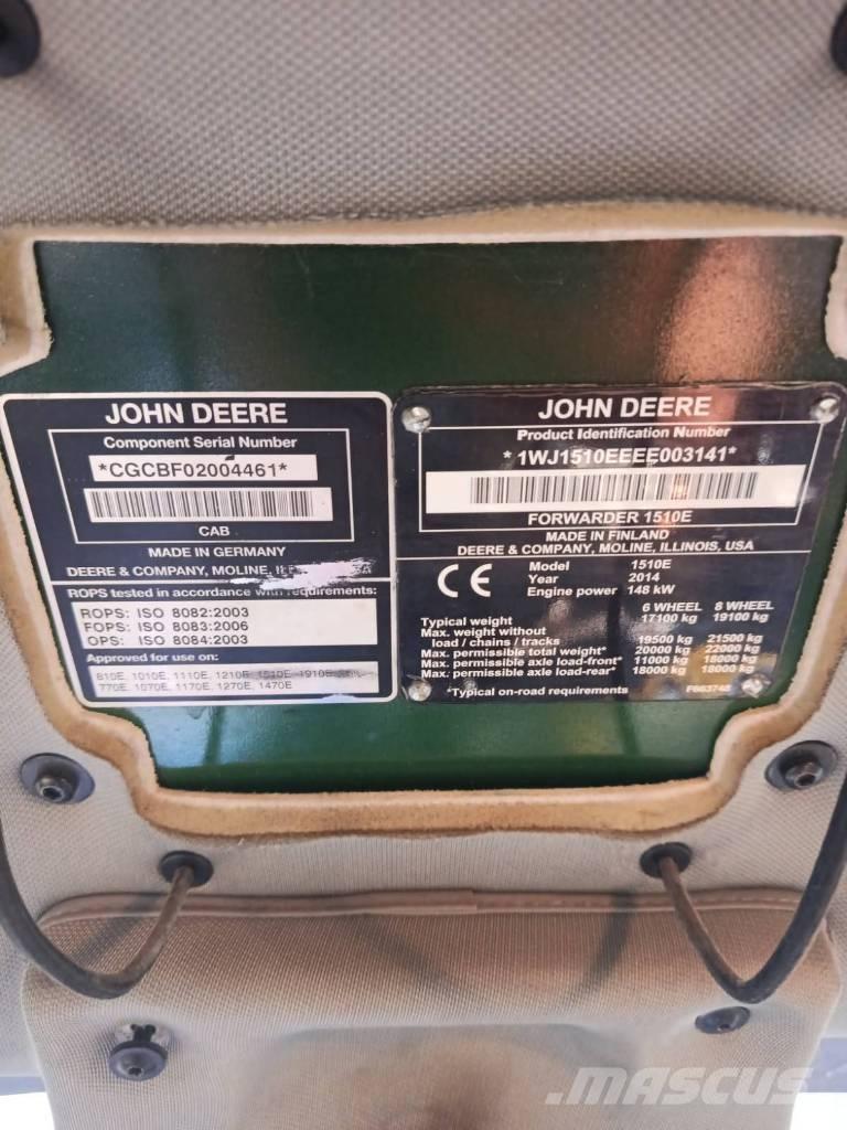 John Deere 1510 IT4 Lassbærere