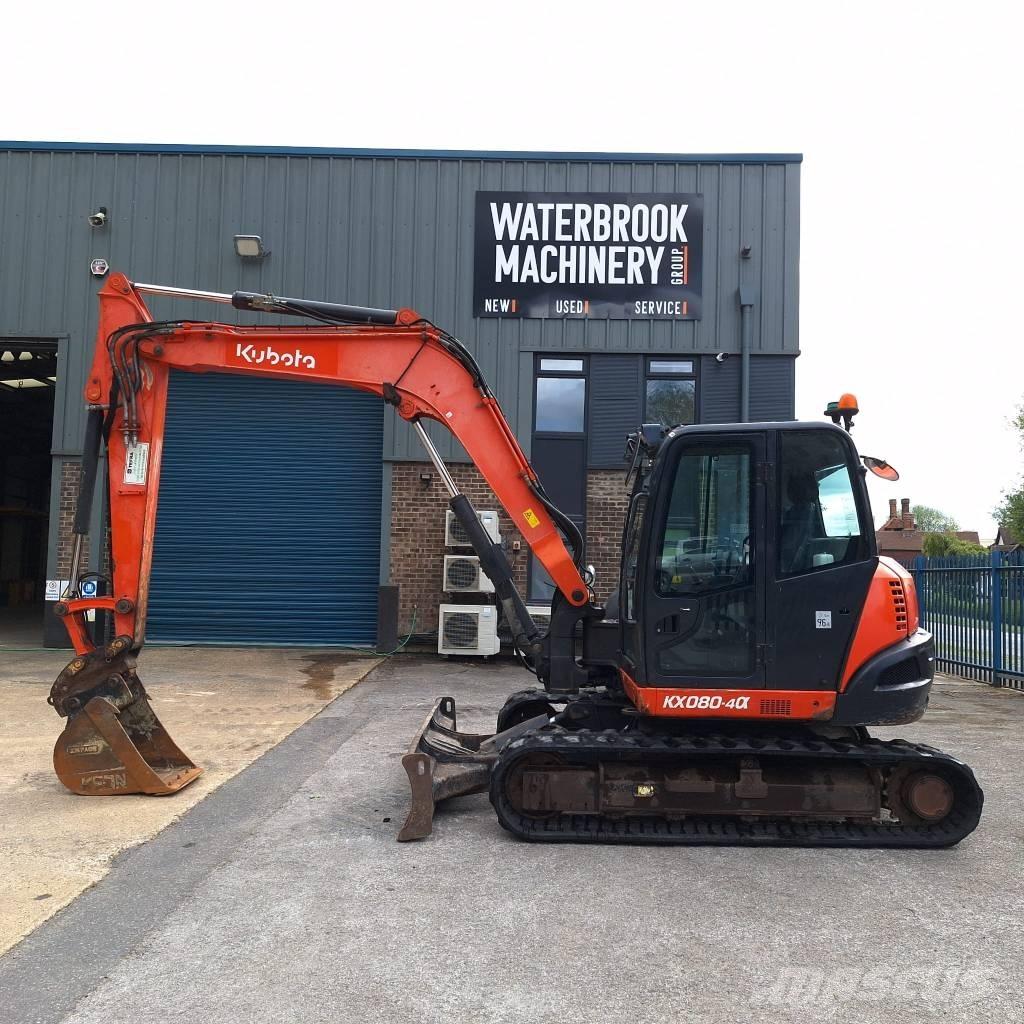 Kubota KX 080-4 Midigravere 7 - 12t
