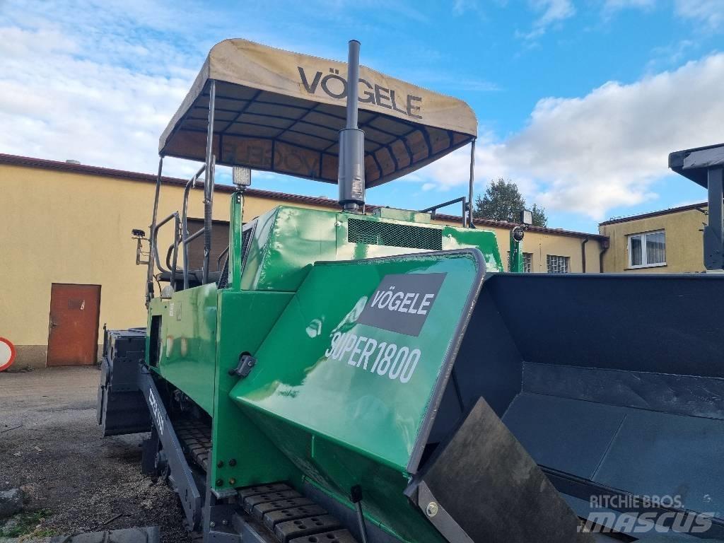 Vögele super 1800 Asfaltutleggere