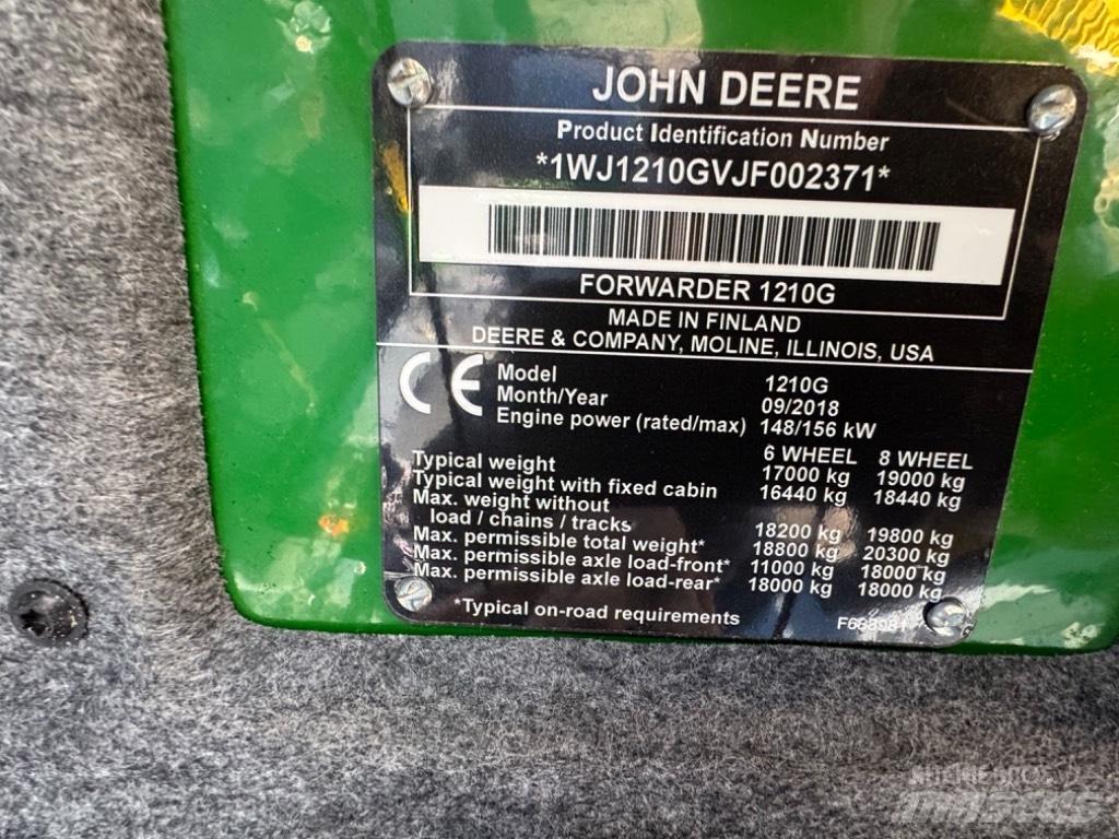 John Deere 1210 G Lassbærere
