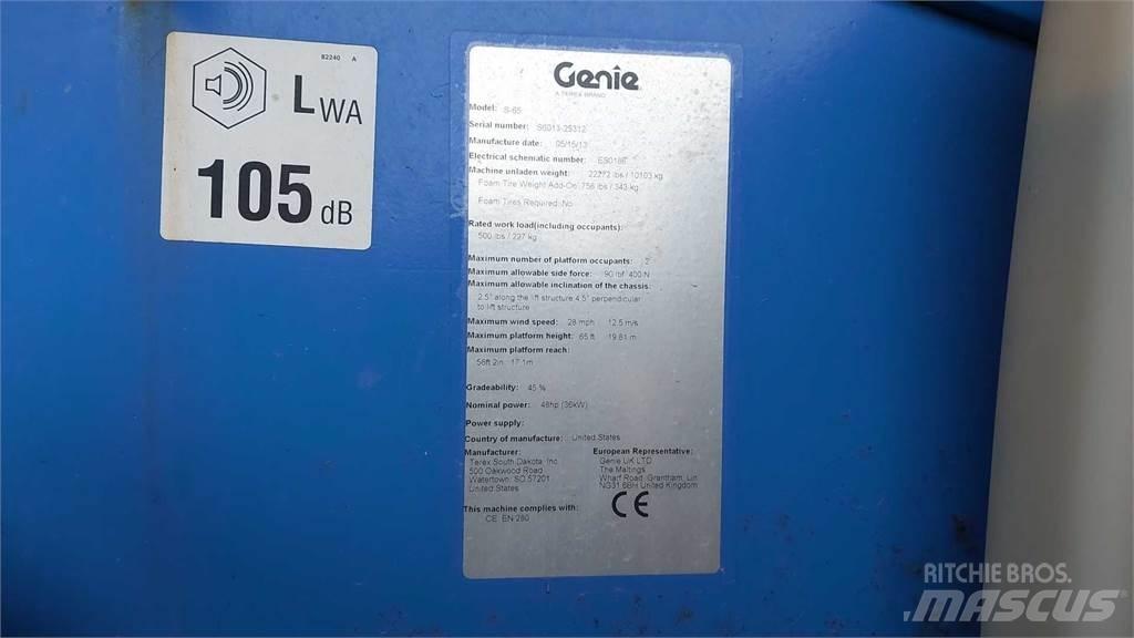 Genie S65 Teleskop bomlifter