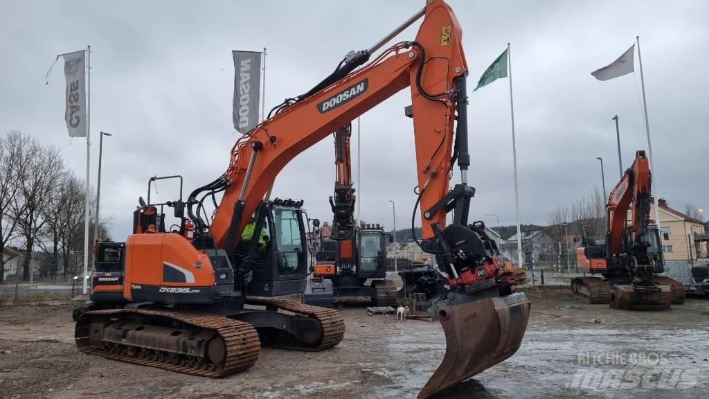 Doosan 235 LCR Beltegraver