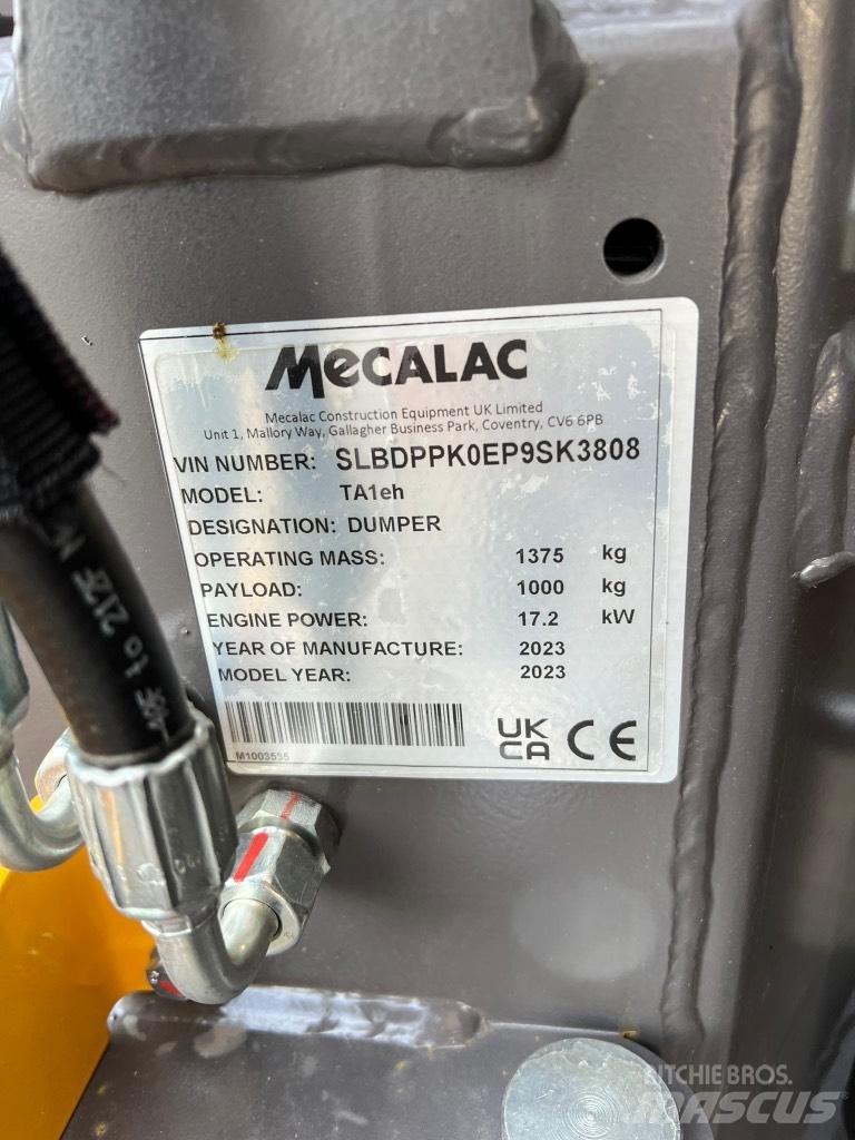 Mecalac TA 1 EH Rammestyrte Dumpere