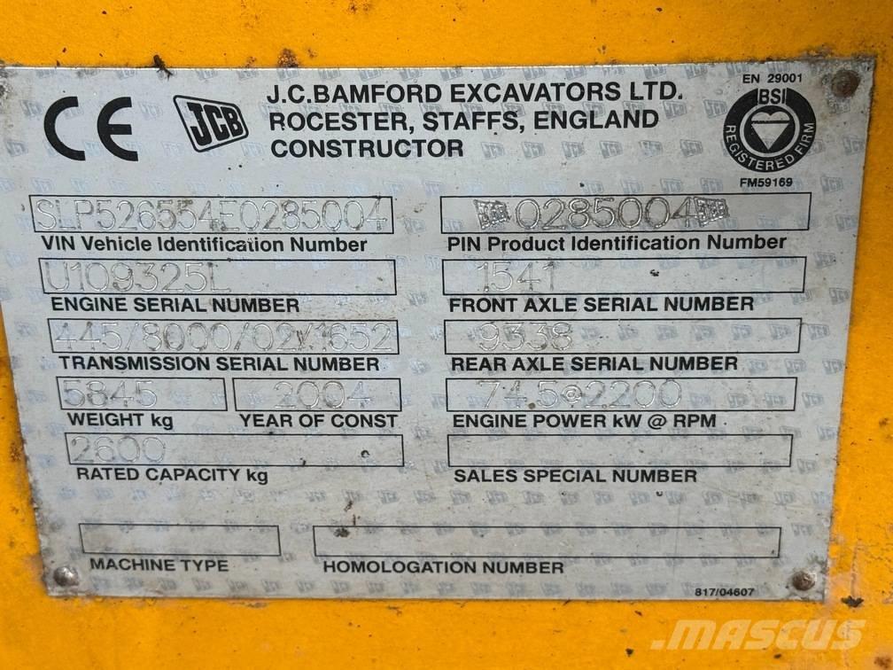 JCB 526 S Teleskoplastere