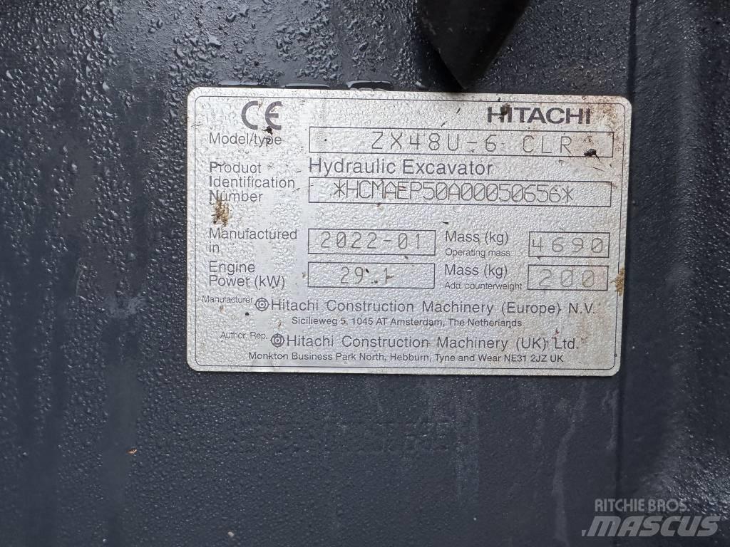 Hitachi ZX 48 U-6 Minigravere <7t