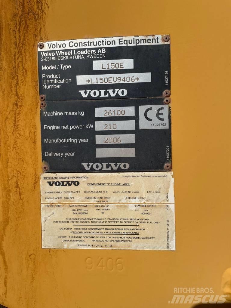 Volvo L150E Minilastere