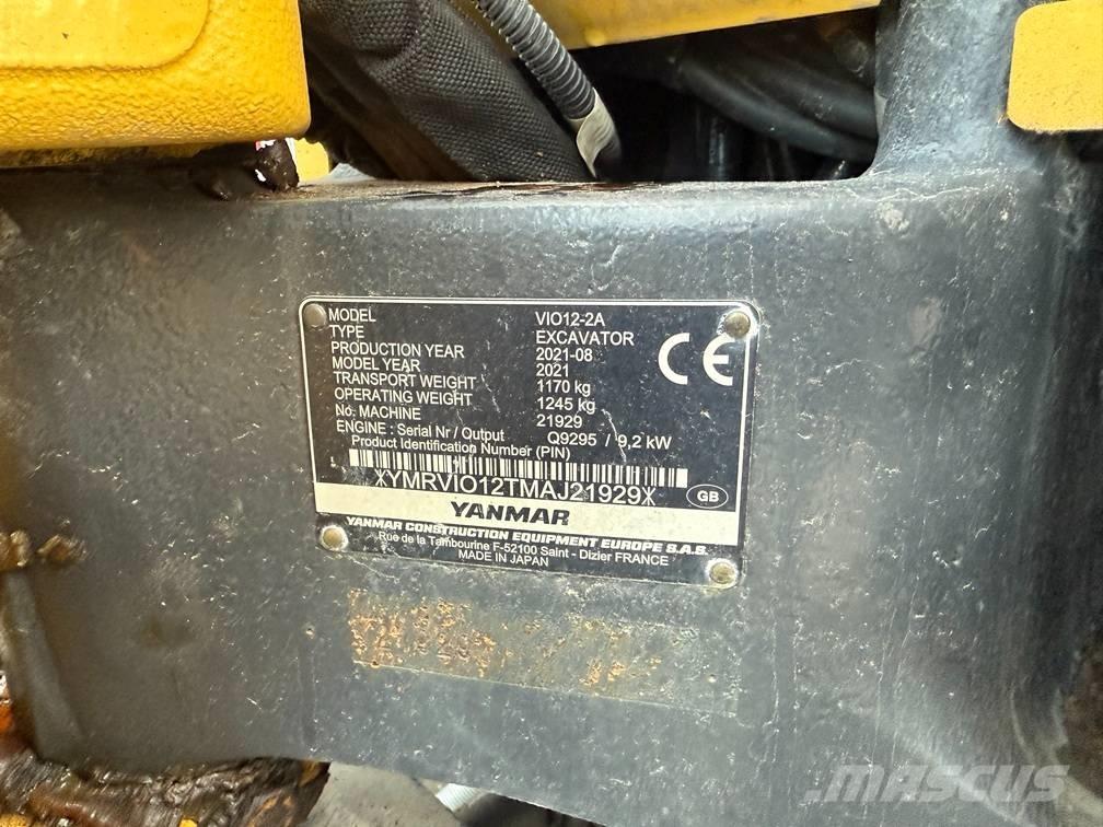 Yanmar Vio 12 Minigravere <7t
