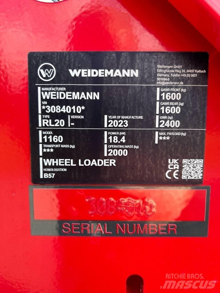 Weidemann 1160 Kompaktlaster