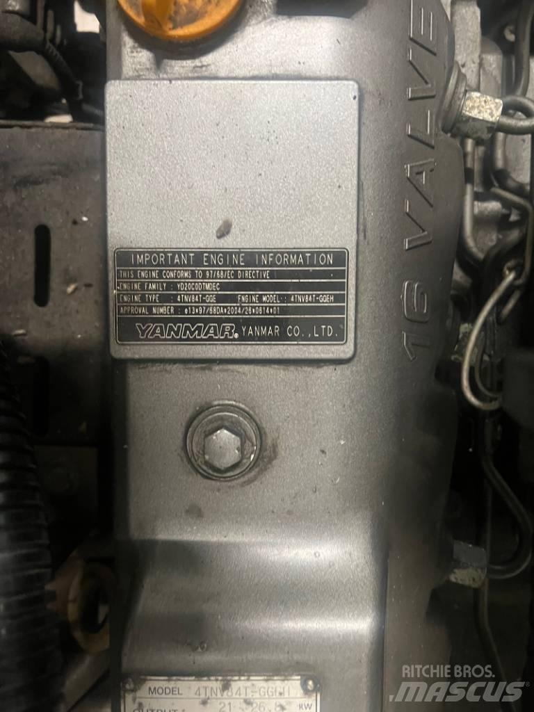 Yanmar 4TNV84T-GGEH Minigravere <7t