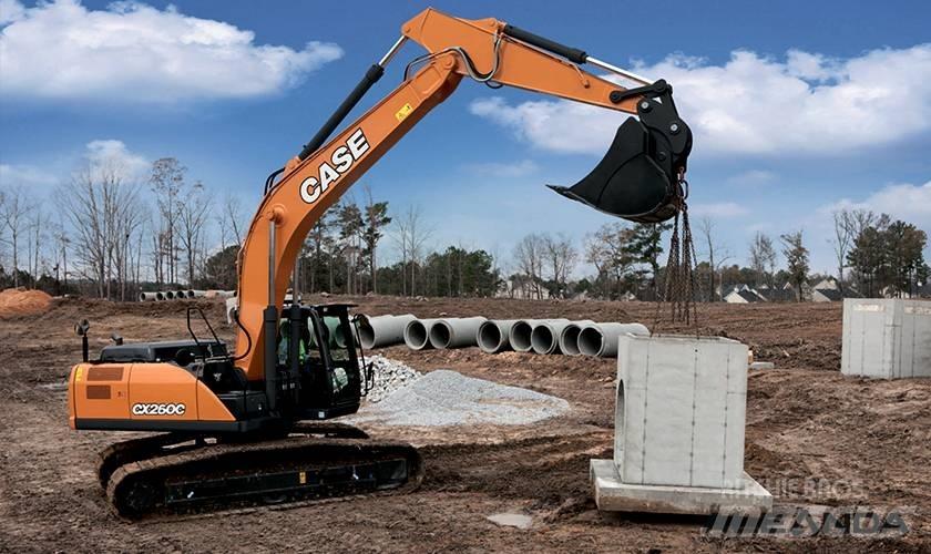 CASE CX 260 C Beltegraver