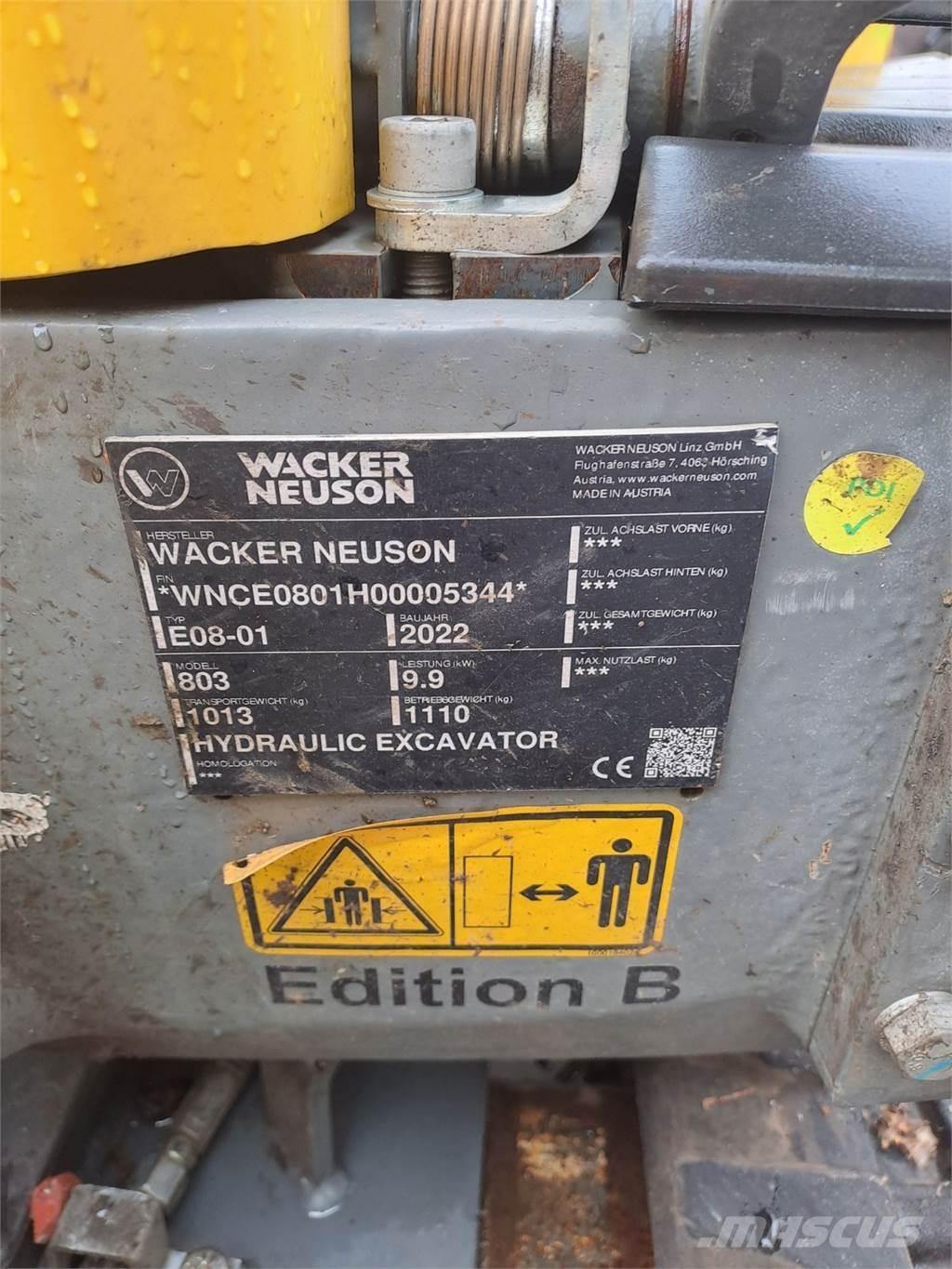 Wacker Neuson 803 Beltegraver