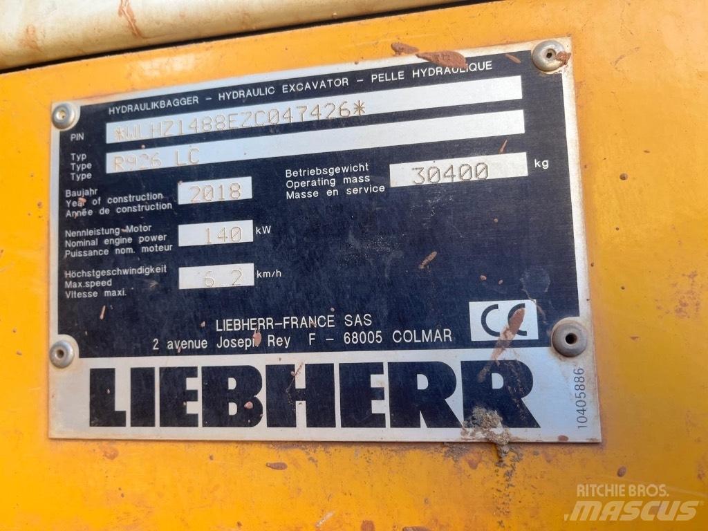 Liebherr R 926 LC Beltegraver