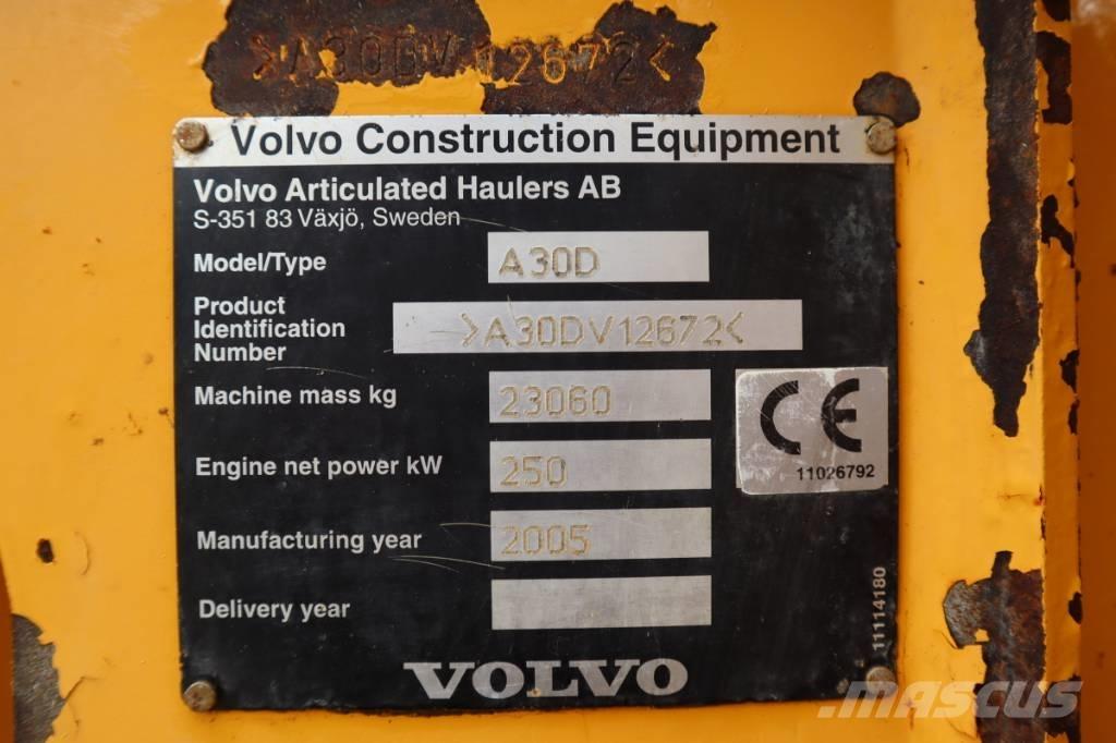 Volvo A 30 D Rammestyrte Dumpere