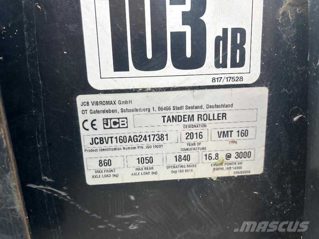 JCB VMT160-80 Tandem Valser