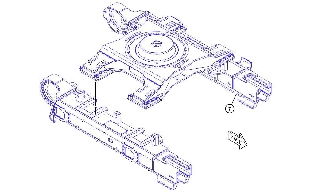CAT 390 F L Chassis og understell