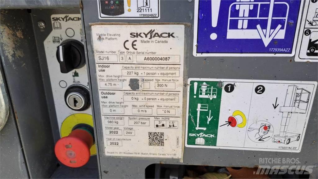 SkyJack SJ16 Andre personløftere og plattformer