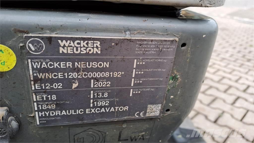 Wacker Neuson ET18 Beltegraver