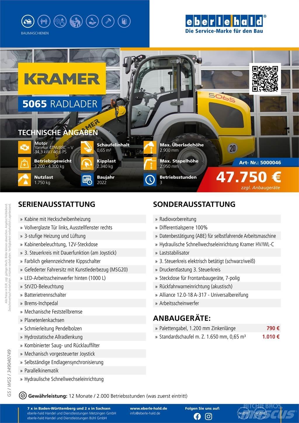 Kramer 5065 Hjullastere
